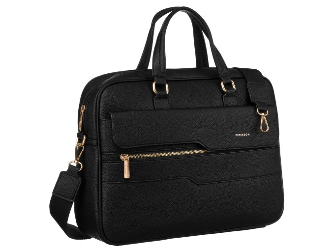 peterson damska kabelka notebook ptn 8100 9626 cerna 1