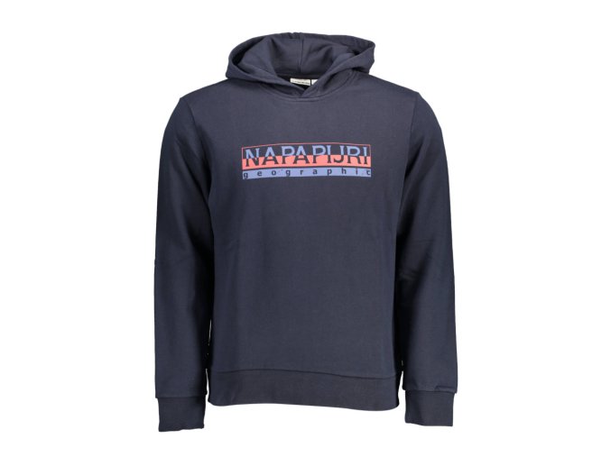 Napapijri Perfektná Pánska Mikina Modrá (Veľkosť L, Farba modrá)