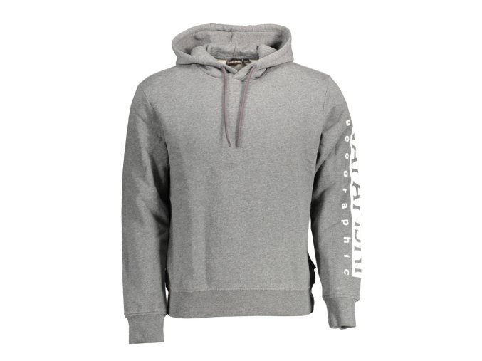 Napapijri Perfektná Pánska Mikina Šedá (Veľkosť S, Farba šedá)
