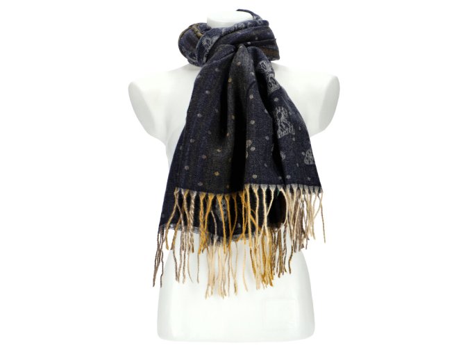 zimni damska sala sh86 modra