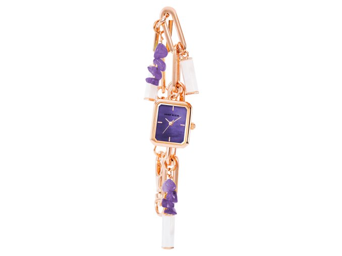 12119 anne klein damske hodinky hranate ak 4108amch