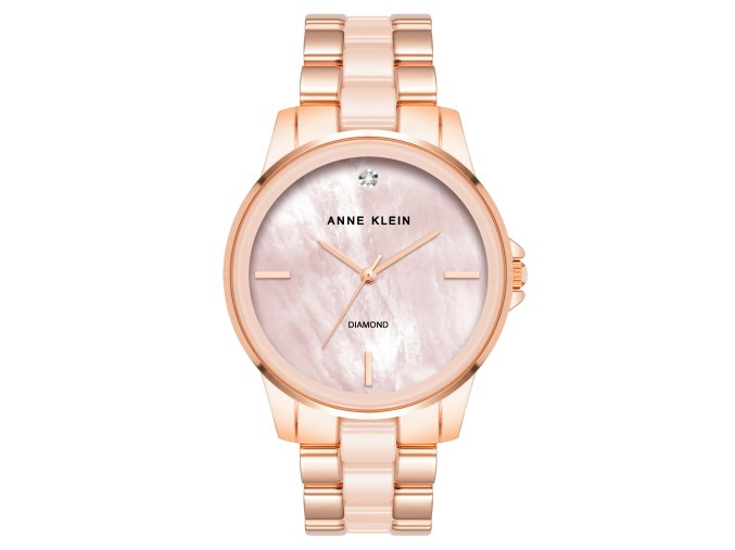 12134 anne klein damske hodinky kulate ak 4120bhrg