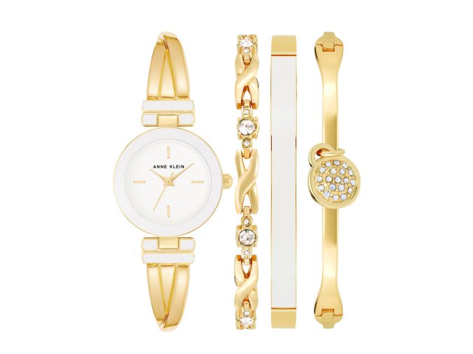 5328 2 anne klein set hodinek a naramku ak 3284wtst