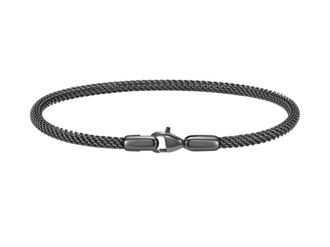 Daniel Wellington náramek mesh Graphite (Velikost 205)