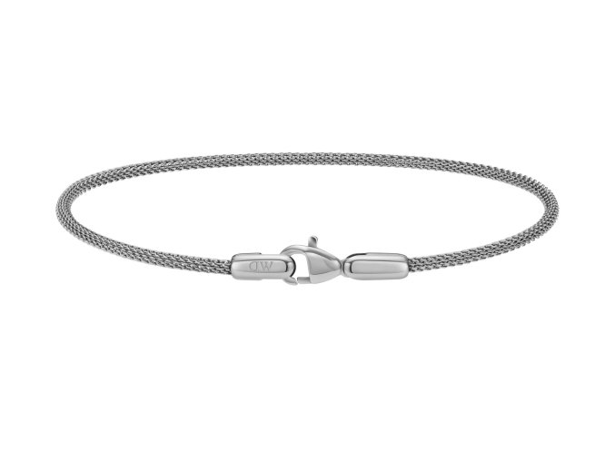 Daniel Wellington náramek mesh Sterling (Velikost 185)