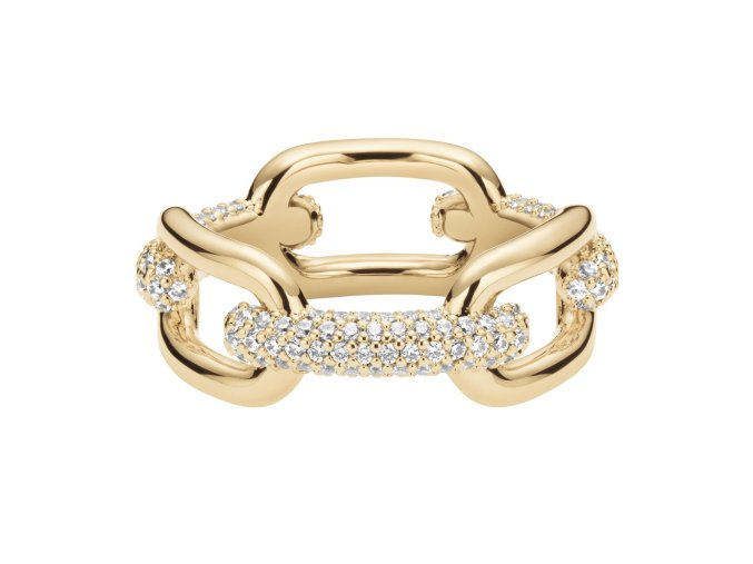 Daniel Wellington prsten ocelový Crystal Link (Velikost 60)