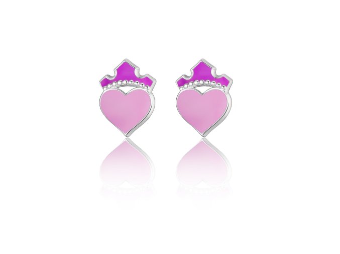 13021 disney detske nausnice mini princess stribrne es00106sl cs