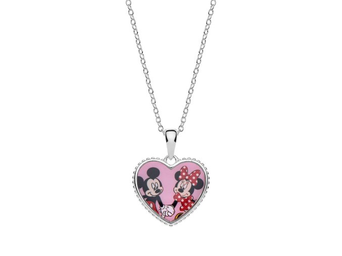 2832 1 disney mickey a minnie stribrny nahrdelnik cs00023sl p cs
