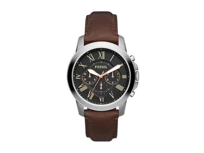 9504 fossil grand panske hodinky kulate fs4813