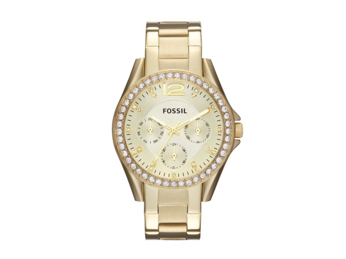 9399 fossil riley damske hodinky kulate es3203