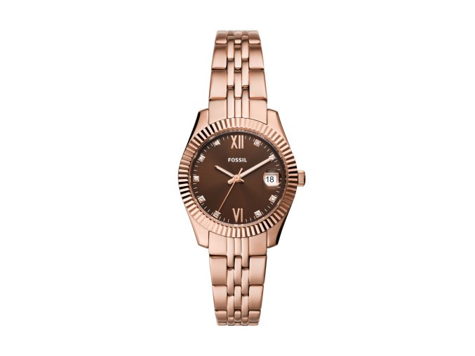 9489 fossil scarlette damske hodinky kulate es5324