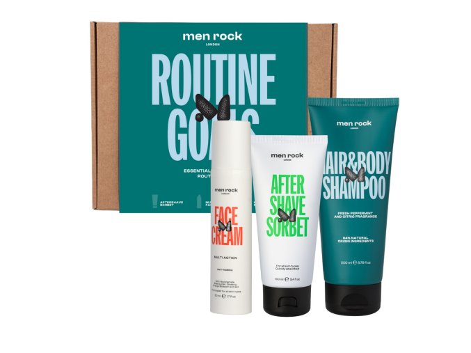 12092 men rock darkovy set balzam po holeni sampon krem na oblicej