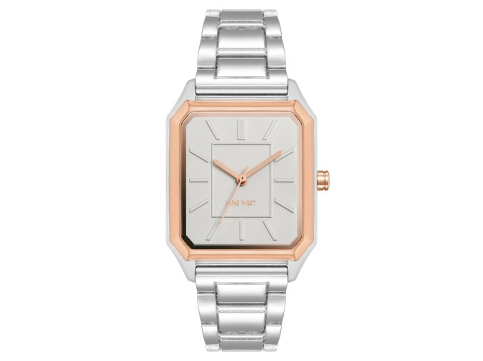 11498 nine west damske hodinky hranate ruzovo zlate nw 3003svrt