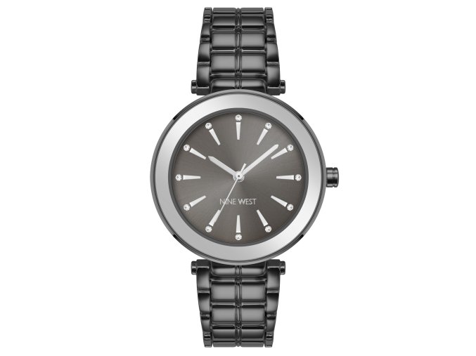 11543 nine west damske hodinky kulate cerne nw 3021gygy