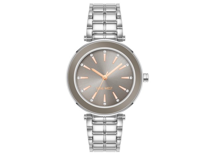 11546 nine west damske hodinky kulate hnede nw 3021gysv