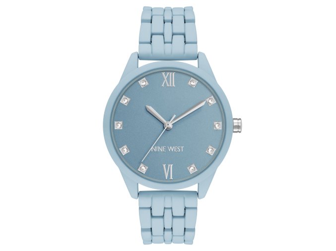11549 nine west damske hodinky kulate modre nw 3015lblb