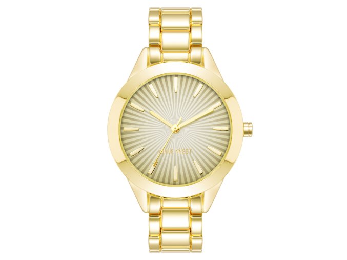 11507 nine west damske hodinky kulate zlate nw 3006chgb