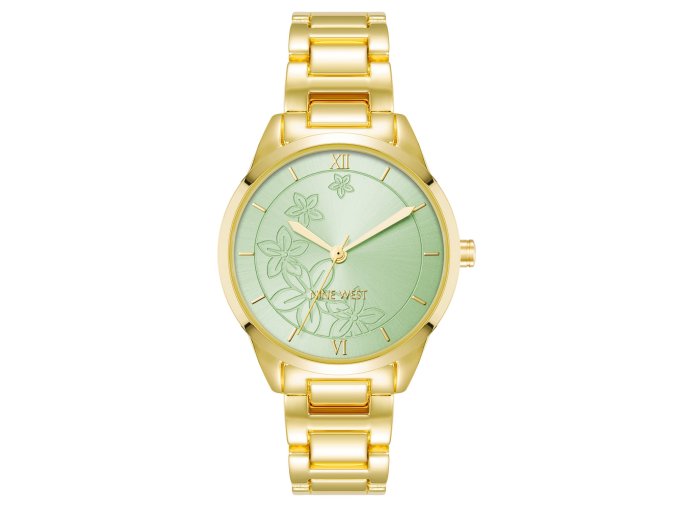 11525 nine west damske hodinky kulate zlate nw 3016gngb