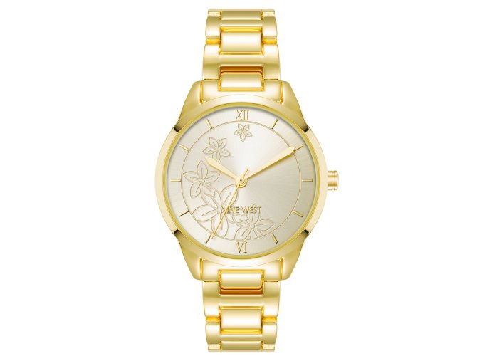 11522 nine west damske hodinky kulate zlate nw 3016chgb