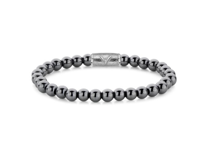 11443 rebel rose damsky kulickovy naramek grey silver shine 6mm