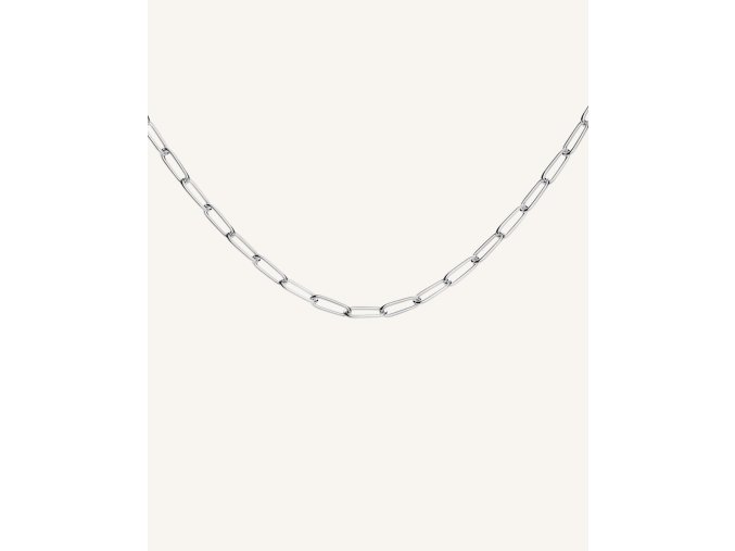 7055 1 rosefield nahrdelnik stribrne barvy rectangle chain jnrcs j565