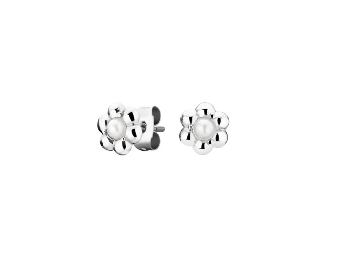 6791 1 rosefield nausnice ve stribrne barve daisy flower studs jedfs j671