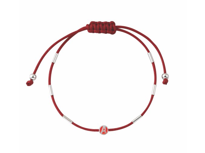 11041 marvel detsky naramek symbol avengers textilni bs00069rnrl cs