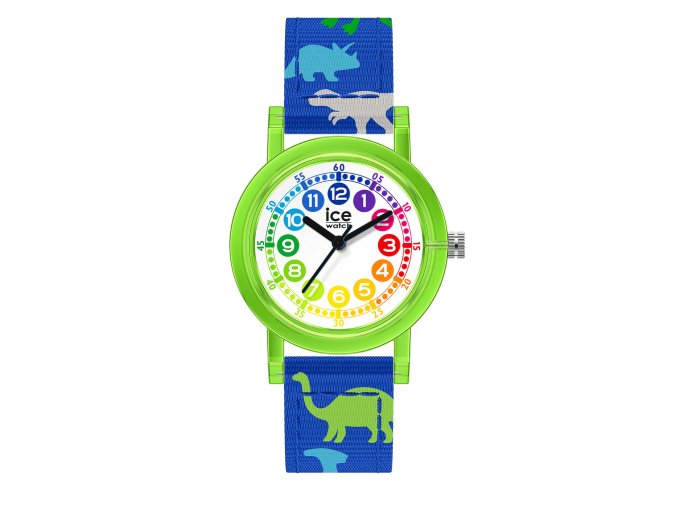 13108 ice watch ice learning detske hodinky modro zelene 024501