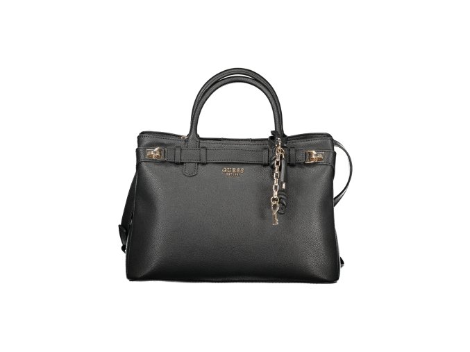 Štýlová Dámska Kabelka GUESS JEANS  35.0X24.0X9.0cm  Čierna (Velkost UNI, Farba Čierna)