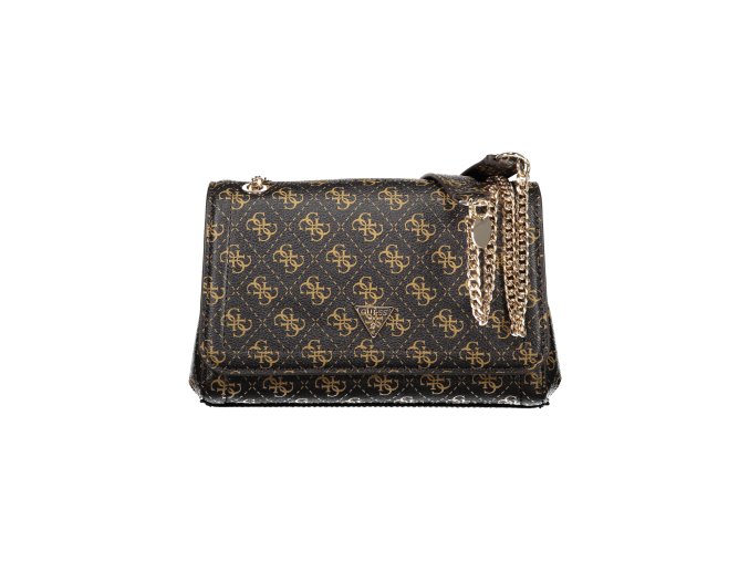 Štýlová Dámska Kabelka GUESS JEANS  24.0X16.0X6.0cm  Hnedá (Velkost UNI, Farba Hnedá)