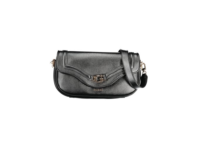 Štýlová Dámska Kabelka GUESS JEANS  28.0X15.0X8.0cm  Čierna (Velkost UNI, Farba Čierna)