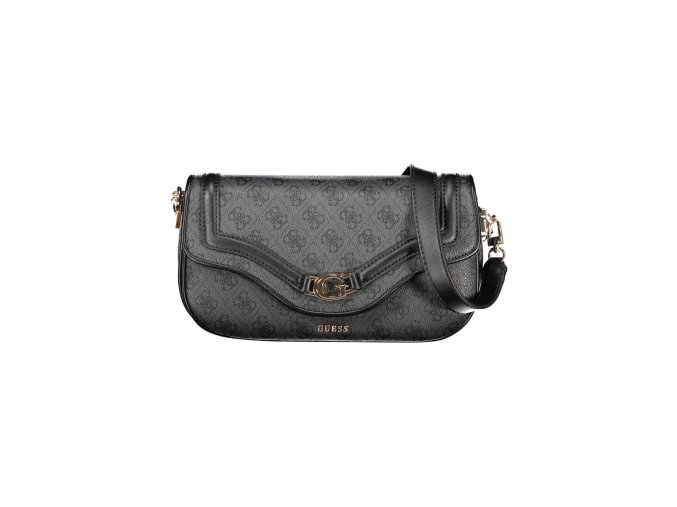 Štýlová Dámska Kabelka GUESS JEANS  28.0X15.0X8.0cm  Čierna (Velkost UNI, Farba Čierna)