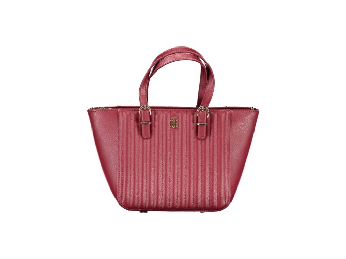 Štýlová Dámska Kabelka TOMMY HILFIGER  30X20X11cm  Červená (Velkost UNI, Farba Červená)