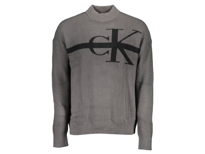 Elegantný Pánsky Pulóver CALVIN KLEIN Šedá (Velkost 2XL, Farba Šedá)