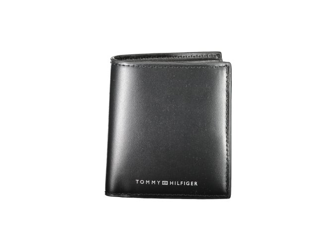 Praktická Pánska Peňaženka TOMMY HILFIGER 9X11X3cm Čierna (Velkost UNI, Farba Čierna)