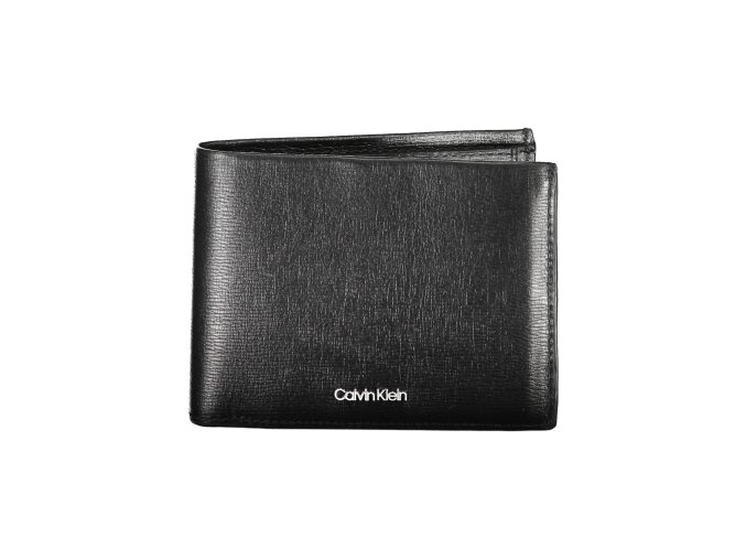 Praktická Pánska Peňaženka CALVIN KLEIN 13X10X2cm Čierna (Velkost UNI, Farba Čierna)
