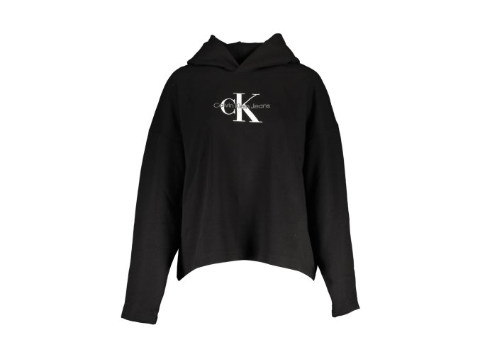 Športová Dámska Mikina bez zipsu   CALVIN KLEIN  Čierna (Velkost XL, Farba Čierna)