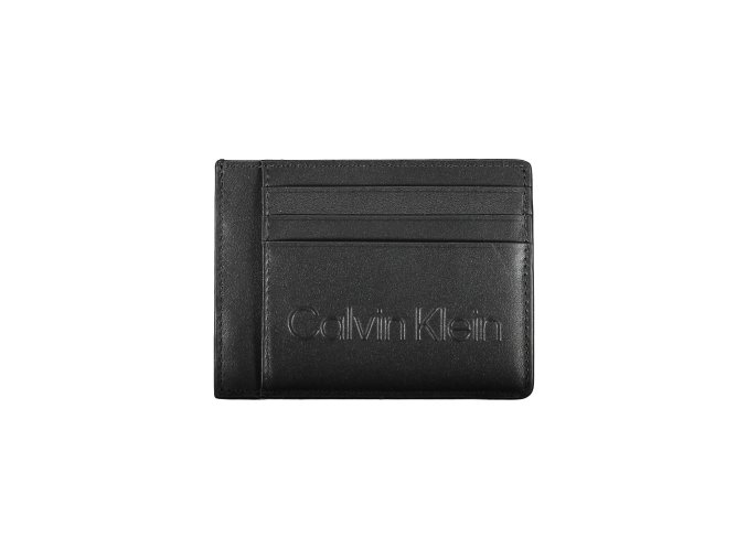 Praktická Pánska Peňaženka CALVIN KLEIN 13X10X1cm Čierna (Velkost UNI, Farba Čierna)