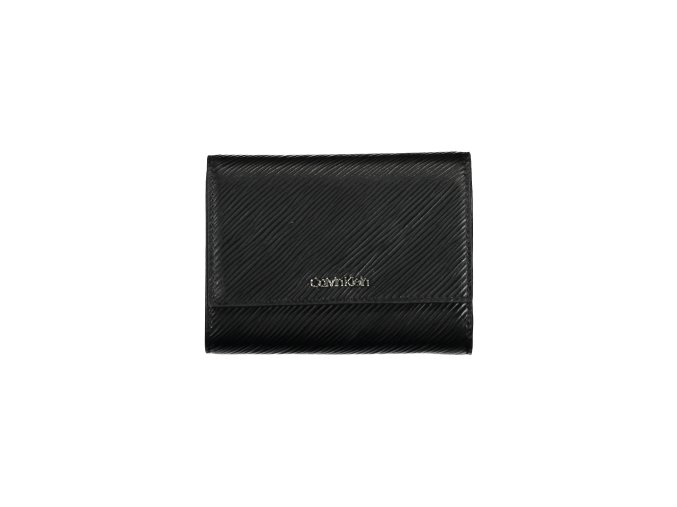 Praktická Dámska Peňaženka CALVIN KLEIN 13X10X4cm Čierna (Velkost UNI, Farba Čierna)