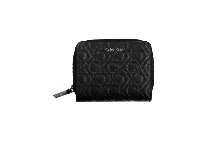 Praktická Dámska Peňaženka CALVIN KLEIN 12X9X3cm Čierna (Velkost UNI, Farba Čierna)