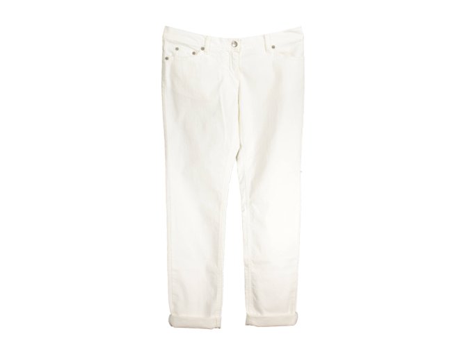 Športové Dámske Nohavice FRED PERRY Biela (Velkost 40, Farba Biela)