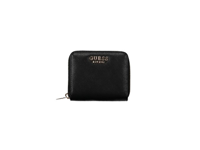 Praktická Dámska Peňaženka GUESS JEANS 11X10X3cm Čierna (Velkost UNI, Farba Čierna)