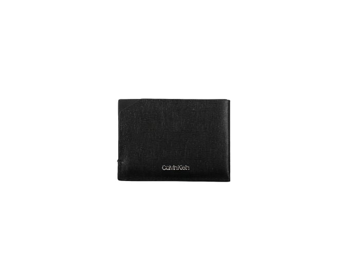 Praktická Pánska Peňaženka CALVIN KLEIN 11X8X1cm Čierna (Velkost UNI, Farba Čierna)
