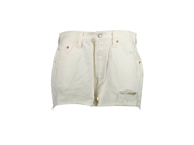 Štýlové Dámske Šortky LEVI'S Biela (Velkost 31, Farba Biela)
