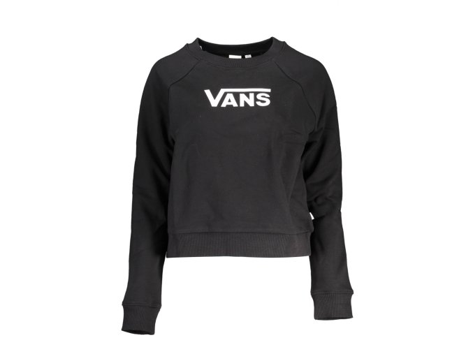 Športová Dámska Mikina so zipsom VANS Čierna (Velkost S, Farba Čierna)