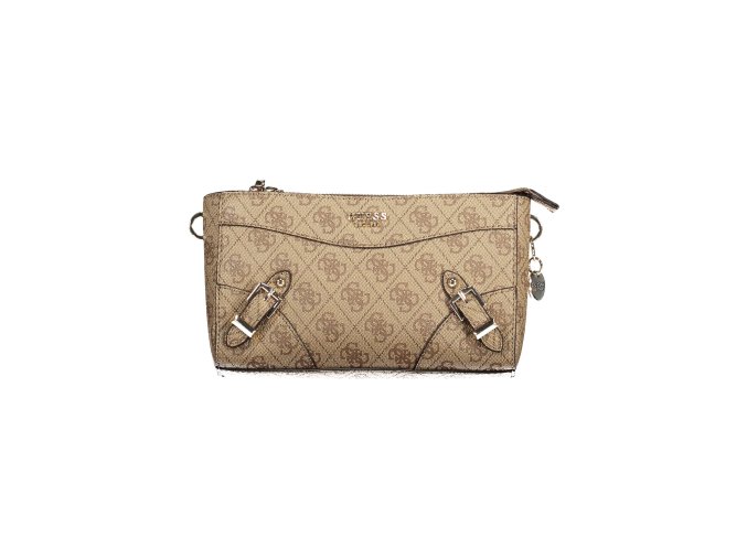 Štýlová Dámska Kabelka GUESS JEANS  22X14X4cm  Bežová (Velkost UNI, Farba Bežová)