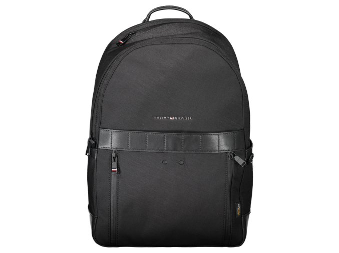 Praktický Pánsky Batoh TOMMY HILFIGER 31X43X15cm Čierna (Velkost UNI, Farba Čierna)