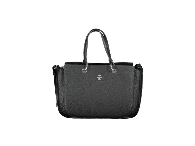 Štýlová Dámska Kabelka TOMMY HILFIGER  37X23X9cm  Čierna (Velkost UNI, Farba Čierna)