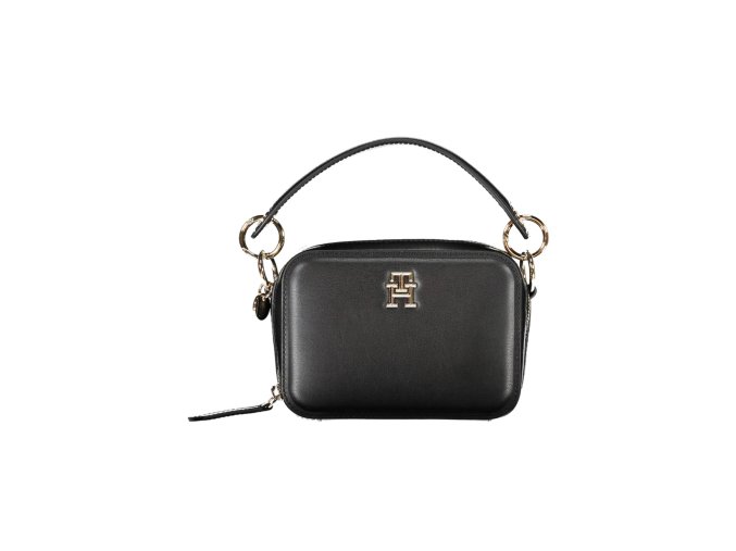 Štýlová Dámska Kabelka TOMMY HILFIGER  18X13X6cm  Čierna (Velkost UNI, Farba Čierna)
