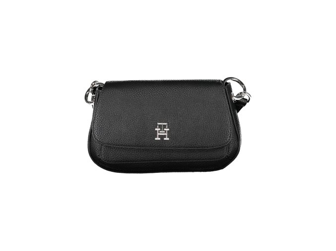 Praktická Dámska Peňaženka TOMMY HILFIGER 23X12X6cm Čierna (Velkost UNI, Farba Čierna)